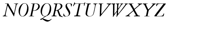 SG Garamont Amsterdam SB Roman Italic Font UPPERCASE