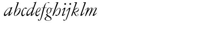 SG Garamont Amsterdam SB Roman Italic Font LOWERCASE