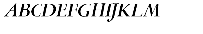 SG Garamont Amsterdam SH Medium Italic Font UPPERCASE