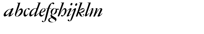 SG Garamont Amsterdam SH Medium Italic Font LOWERCASE