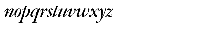 SG Garamont Amsterdam SH Medium Italic Font LOWERCASE