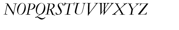 SG Garamont Amsterdam SH Roman Italic Font UPPERCASE