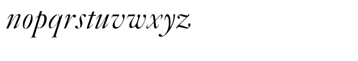 SG Janson Antiqua SB Roman Italic Font LOWERCASE