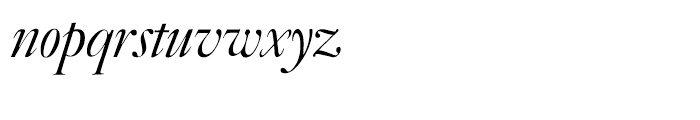 SG Janson Antiqua SH Roman Italic Font LOWERCASE
