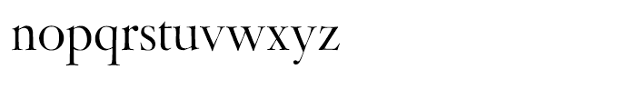 SG Janson Antiqua SH Roman Font LOWERCASE
