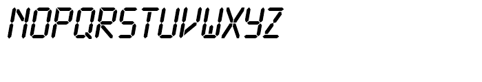 SG LCD SH Italic Font UPPERCASE
