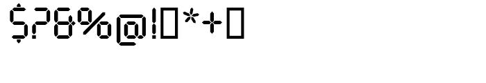 SG LCD SH Regular Font OTHER CHARS
