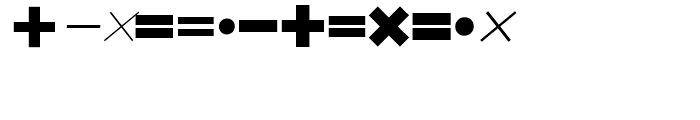 SG Mathematical Symbols Regular Font UPPERCASE