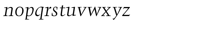 SG Mediaeval SB Roman Italic Font LOWERCASE