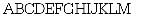 SG Serifa SH Light Font UPPERCASE