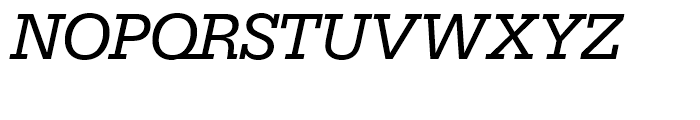 SG Serifa SH Roman Italic Font UPPERCASE