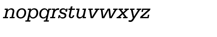 SG Serifa SH Roman Italic Font LOWERCASE