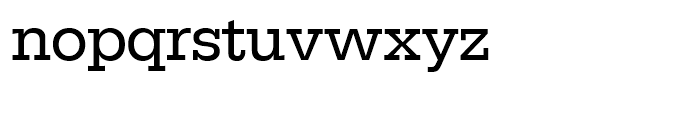 SG Serifa SH Roman Font LOWERCASE