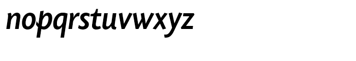 SG Today Sans Serif SH Medium Italic Font LOWERCASE