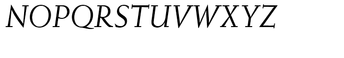 SG Weiss SB Italic Font UPPERCASE