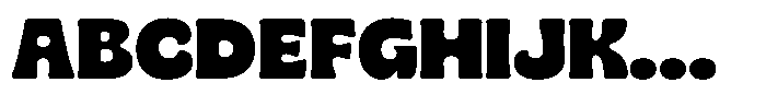SG Bascho Regular Font UPPERCASE