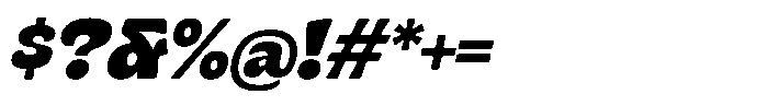 SG Bascho Slant Font OTHER CHARS