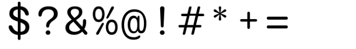SG Monocomic Regular Font OTHER CHARS