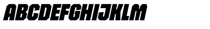 SG Tanders Black Slant Font