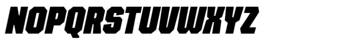SG Tanders Black Slant Font UPPERCASE