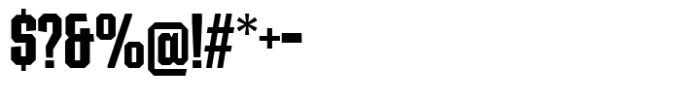 SG Tanders Condensed Bold Font OTHER CHARS