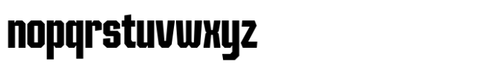 SG Tanders Condensed Bold Font LOWERCASE