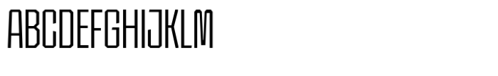 SG Tanders Condensed Extra Light Font UPPERCASE