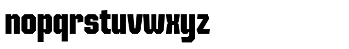 SG Tanders Narrow Extra Bold Font LOWERCASE