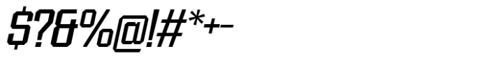 SG Tanders Regular Slant Font OTHER CHARS