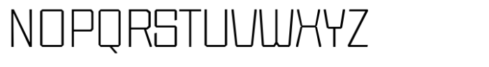 SG Tanders Wide Thin Font UPPERCASE