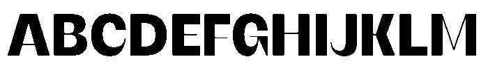 SG Verace Black Font UPPERCASE