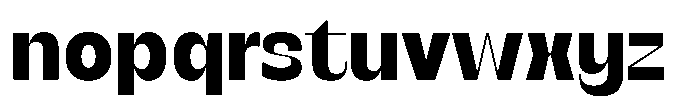 SG Verace Black Font LOWERCASE