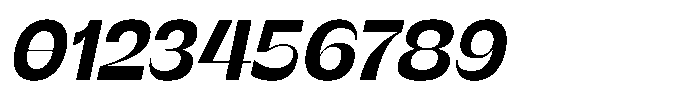 SG Verace Bold Slant Font OTHER CHARS