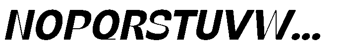 SG Verace Bold Slant Font UPPERCASE