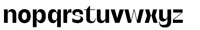 SG Verace Bold Font LOWERCASE