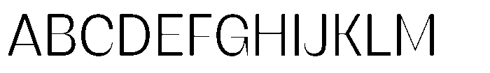 SG Verace Light Font UPPERCASE