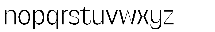 SG Verace Light Font LOWERCASE