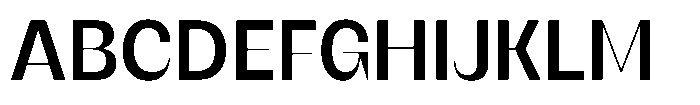 SG Verace Medium Font UPPERCASE