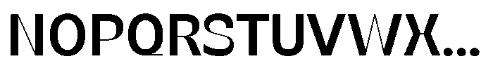 SG Verace Medium Font UPPERCASE