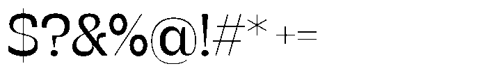 SG Verace Regular Font OTHER CHARS