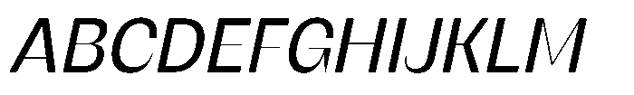 SG Verace Slant Font UPPERCASE