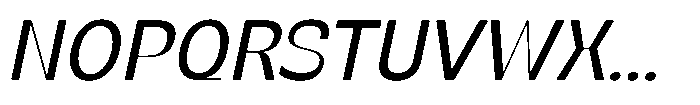 SG Verace Slant Font UPPERCASE