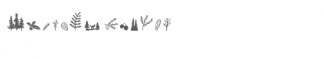 sg winter nature dingbats font Font UPPERCASE