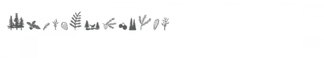 sg winter nature dingbats font Font LOWERCASE