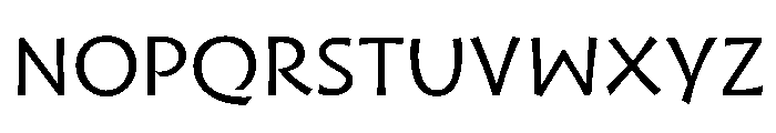 Shamus Regular Font UPPERCASE