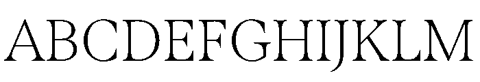 Sherborne Variable Extra Light Font UPPERCASE