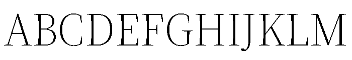 Sherborne Variable Light Font UPPERCASE