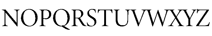 Sherborne Variable Regular Font UPPERCASE