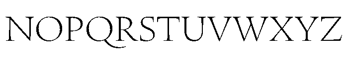 Sherborne Variable Thin Font UPPERCASE