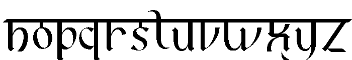 SHAKA-Regular Font LOWERCASE